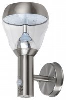 Rabalux venkovní nástěnné svítidlo Amalfi LED 8,5W saténová chromová IP44 7920 Rabalux venkovní nástěnné svítidlo Amalfi LED 8,5W saténová chromová IP44 7920