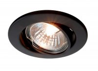 Deko-Light stropn� vestavn� sv�tidlo 220-240V AC/50-60Hz GU10 1x max. 35,00 W �ern� RAL9004 110037