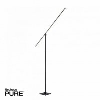 PAUL NEUHAUS PURE Grafo LED stojac� sv�tidlo �ern� lampi�ka na �ten� nastaviteln� stm�vateln� 3000K PN 407-18