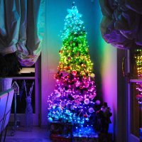 ACA Lighting V�no�n� osv�tlen� 400 RGB LED SMART �et�z chobotnice na strom 200cm d�lkov� ovl�d�n�+bluetooth (max. 3 sady) IP44 5m nap�jec� kabel X084003113