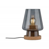 Paulmann stolní lampa Iben 1-ramenné kouřové sklo/korek 797.36 P 79736 Paulmann stolní lampa Iben 1-ramenné kouřové sklo/korek 797.36 P 79736