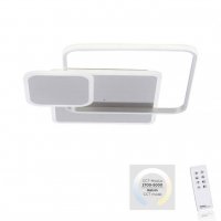 PAUL NEUHAUS LED stropn� sv�tidlo v barv� oceli s funkc� stm�v�n� v modern�m deisgnu a nastavitelou barvou sv�tla 2700-5000K