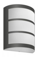 Philips Python venkovní nástěnné LED svítidlo 1x6W 450lm 2700K IP44, antracitové Philips Python venkovní nástěnné LED svítidlo 1x6W 450lm 2700K IP44, antracitové