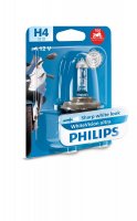 Philips H4 12V 60/55W P43t WhiteVision Ultra Moto PH 12342WVUBW Philips H4 12V 60/55W P43t WhiteVision Ultra Moto PH 12342WVUBW