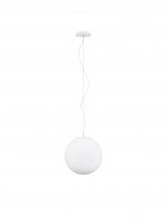 NOVA LUCE závěsné svítidlo NEVOSO opálové sklo a bílý kov E27 1x12W 230V IP20 bez žárovky 920421 NOVA LUCE závěsné svítidlo NEVOSO opálové sklo a bílý kov E27 1x12W 230V IP20 bez žárovky 920421