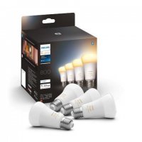 Hue Bluetooth LED White Ambiance set 4ks ��rovek Philips 8719514328280 E27 A60 6W 800lm 2200-6500K stm�vateln�