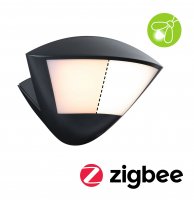 PAULMANN LED venkovní nástěnné svítidlo Smart Home Zigbee 3.0 Skyla pohybové čidlo neláká hmyz IP44 226x164mm CCT 10W 230V antracit hliník PAULMANN LED venkovní nástěnné svítidlo Smart Home Zigbee 3.0 Skyla pohybové čidlo neláká hmyz IP44 226x164mm CCT 10W 230V antracit hliník