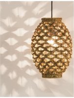 NOVA LUCE závěsné svítidlo GRIFFIN sušený vodní hyacint černý kabel E27 1x12W 230V IP20 bez žárovky 9858748 NOVA LUCE závěsné svítidlo GRIFFIN sušený vodní hyacint černý kabel E27 1x12W 230V IP20 bez žárovky 9858748