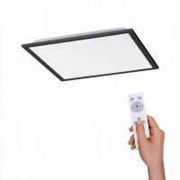 LEUCHTEN DIREKT is JUST LIGHT LED panel sv�tidlo hranat� v �ern� s nastavitelou barvou sv�tla a funkc� stm�v�n� 2700-5000K