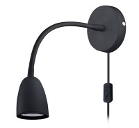 Solight LED n�st�nn� lampi�ka, stm�vateln�, 4W, 280lm, 3000K, �ern� WO54-B