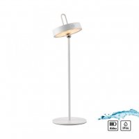 JUST LIGHT LED stolní lampa bílá na baterie dotykový stmívač ochrana proti stříkající vodě USB 2700K LD 19310-16 JUST LIGHT LED stolní lampa bílá na baterie dotykový stmívač ochrana proti stříkající vodě USB 2700K LD 19310-16