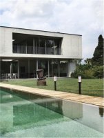 NOVA LUCE venkovn� sloupkov� sv�tidlo STONE �ern� hlin�k a akryl E27 1x12W 220-240V IP54 bez ��rovky 9002860