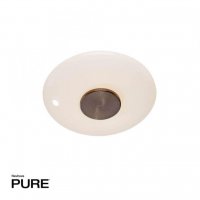 PAUL NEUHAUS LED n�st�nn� a stropn� sv�tidlo PURE Vitrum tmav� hn�d� 2700K PN 6082-34