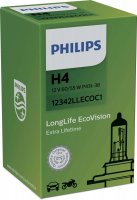 Philips H4 Long Life EcoVision 12V 12342LLECOC1 Philips H4 Long Life EcoVision 12V 12342LLECOC1