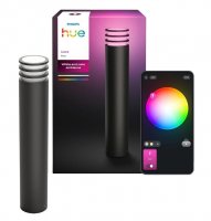 Philips Hue Lucca venkovn� sloupkov� LED sv�tidlo A60 WCA antracit 1000-20000K RGB
