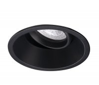 CENTURY KLAK ROUND CONICAL vestavn� nastaviteln� sv�tidlo GU10 �ern�