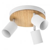 LEDVANCE stropn� sv�tidlo Wood Line Plate 3xGU10 220-240 V nastaviteln�