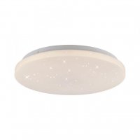 JUST LIGHT LED stropn� sv�tidlo pr�m�r 34cm b�l� hv�zdn� nebe nad�asov� design tepl� b�l� 3000K LD 14276-16