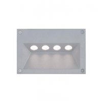 ACA Lighting venkovn� zapu�t�n� sv�tidlo do zdi DOWN 4X1W LED IP65 HI2582