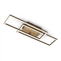 BRILONER LED stropn� sv�tidlo, 56 cm, pam�, 30W, 2850lm, hn�do-zlat� BRILO 3774017