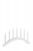 Markslöjd Avento bílý vánoční svícen 7 žárovek Markslöjd Avento bílý vánoční svícen 7 žárovek