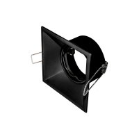 ACA Lighting zapu�t�n� sv�tidlo GU10 nastaviteln� �ern� hranat� 90x90 GLGUQ1B