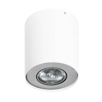 Azzardo NEOS stropn� bodov� sv�tidlo 1x GU10 50W bez zdroje IP20, b�l�/hlin�k