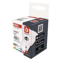 EMOS Chytrá LED žárovka GoSmart MR16 / GU10 / 4,8 W (35 W) / 400 lm / RGB / stmívatelná / Wi-Fi ZQW832R EMOS Chytrá LED žárovka GoSmart MR16 / GU10 / 4,8 W (35 W) / 400 lm / RGB / stmívatelná / Wi-Fi ZQW832R