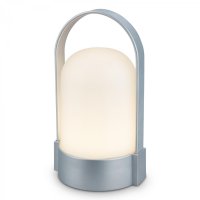 BRILONER Asa stolní lampička - 1W, 50lm, bezdrátová, LED, stmívatelné, teplá bílá, matný chrom 7544014 BRILONER Asa stolní lampička - 1W, 50lm, bezdrátová, LED, stmívatelné, teplá bílá, matný chrom 7544014