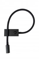 Nova Luce LED diodov� n�st�nn� �tec� lampi�ka Geneva - 3 W LED, �ern� NV 8126582