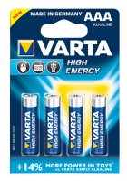 Varta baterie alkalick� 1,5V AAA High Energy 4903 LR03/4BL