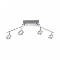 PAUL NEUHAUS LED stropn� bodov� sv�tidlo, hlin�k, 4ramenn�, nastaviteln�, 3000K PN 6786-96
