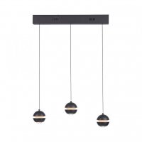 JUST LIGHT Kolekce Schöner Wohnen LED závěsné svítidlo, černé, 3-ramenné, Comfort Lift, krokově stmívatelné 3000K JUST LIGHT Kolekce Schöner Wohnen LED závěsné svítidlo, černé, 3-ramenné, Comfort Lift, krokově stmívatelné 3000K