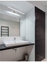 NOVA LUCE nástěnné svítidlo nad zrcadlo ROSA chromovaný hliník a akryl LED 8W 230V 4000K IP44 8141291 NOVA LUCE nástěnné svítidlo nad zrcadlo ROSA chromovaný hliník a akryl LED 8W 230V 4000K IP44 8141291