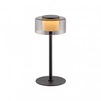 PAUL NEUHAUS LED stolní lampa černá plynule stmívatelné kouřové sklo paměťová funkce 3000K PN 4110-18 PAUL NEUHAUS LED stolní lampa černá plynule stmívatelné kouřové sklo paměťová funkce 3000K PN 4110-18