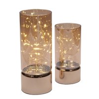 Solight sada dvou v�no�n�ch LED sv�t�lek, 15/20cm, 30x LED, AA baterie 1V287