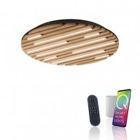 PAUL NEUHAUS LED n�st�nn� a stropn� sv�tidlo Q-AKUSTIK d�evo, p��rodn� Smarthome ZigBee 2700-5000K PN 6421-79
