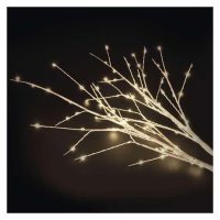 EMOS LED dekorace - 2x březová větvička, 60 cm, 3x AA, venkovní i vnitřní, teplá bílá, časovač DCTW26 EMOS LED dekorace - 2x březová větvička, 60 cm, 3x AA, venkovní i vnitřní, teplá bílá, časovač DCTW26