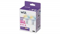 WiZ SET 2x LED sklen�n� ��rovka GU10 PAR16 4,9W (50W) 345lm 2700-6500K IP20, stm�vateln�