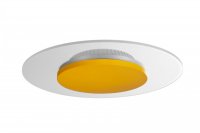 Deko-Light stropn� p�isazen� sv�tidlo Zaniah 12W, kryt �afranov� �lut� 220-240V AC/50-60Hz 12,00 W 3000 K 1512 lm b�l� 620037