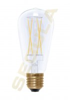 Segula 55298 LED rustika ST64 dlouhá vlákna čirá E27 5 W (35 W) 400 Lm 2.200 K Segula 55298 LED rustika ST64 dlouhá vlákna čirá E27 5 W (35 W) 400 Lm 2.200 K