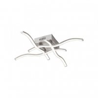PAUL NEUHAUS LED stropn� sv�tidlo, modern� design, ocel 3000K LD 15131-55