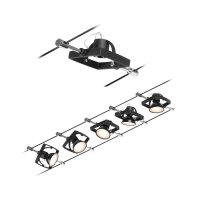 PAULMANN Lankov� syst�m Mac II matn� chrom 5 spot� bez zdroje sv�tla max. 5x10W GU5,3 DC 60VA 944.34