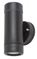 Rabalux venkovní nástěnné svítidlo Medina GU10 2X MAX 10W matná černá IP44 8833 Rabalux venkovní nástěnné svítidlo Medina GU10 2X MAX 10W matná černá IP44 8833