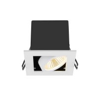 BIG WHITE (SLV) KADUX stropn� z�pustn� sv�tidlo, 3000 K, 38�, IP 20, �tvercov�, b�l� 1007552