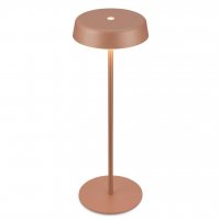 BRILONER Pala stoln� lampi�ka - 2W, 200lm, bezdr�tov�, LED, dotykov� vyp�na�, stm�vateln�, k�vov� 7668014