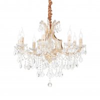 Z�v�sn� sv�tidlo Ideal Lux Napoleon SP8 oro 167398 E14 8x40W 67cm zlat�