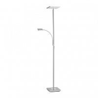 PAUL NEUHAUS LED osv�tlen� stropu se �tec� lampou, stojac� sv�tidlo, ocel 3000K LD 11710-55