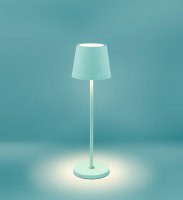 CENTURY Nab�jec� stm�vateln� LED sv�tidlo LUME PLUS tyrkysov� 2,2W 2700K IP54 USB Ra95