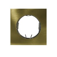 ACA Lighting bodov� sv�tidlo hranat� zapu�t�n� MR11 BS3154 zlat� BS3154GMMR11